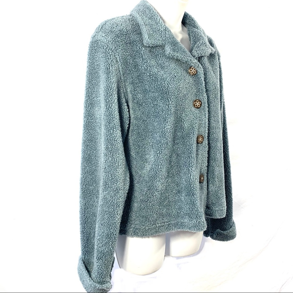 True Grit Vintage Jacket Sz M Sherpa Style Fleece - Picture 6 of 10